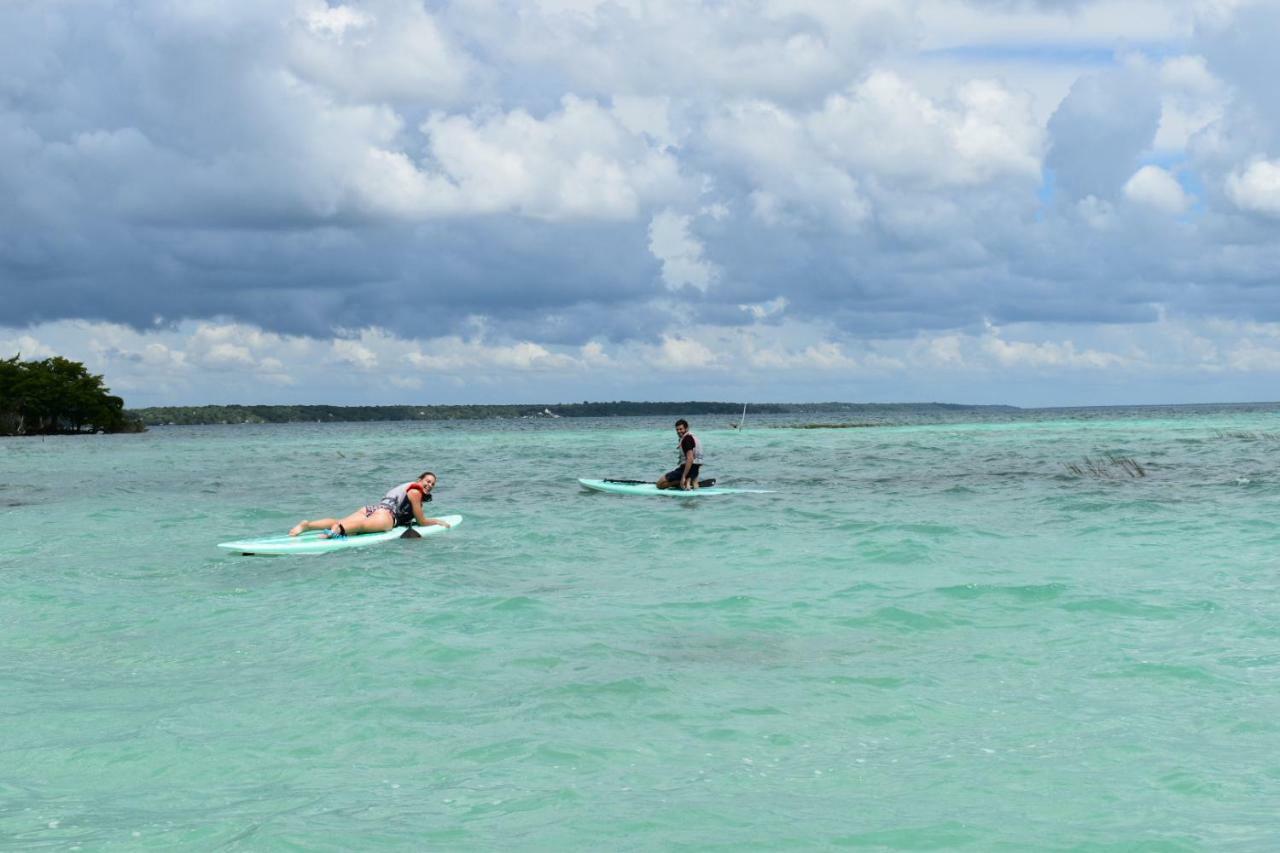 Casa Maya Blue Hotel Bacalar Esterno foto